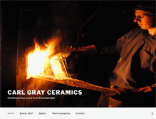 Tablet Screenshot of carlgrayceramics.co.uk